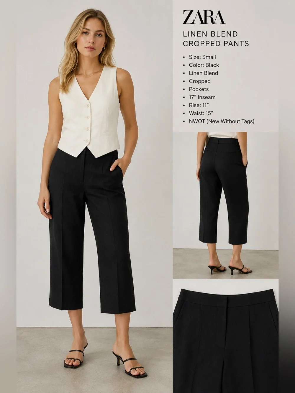 Zara chic black